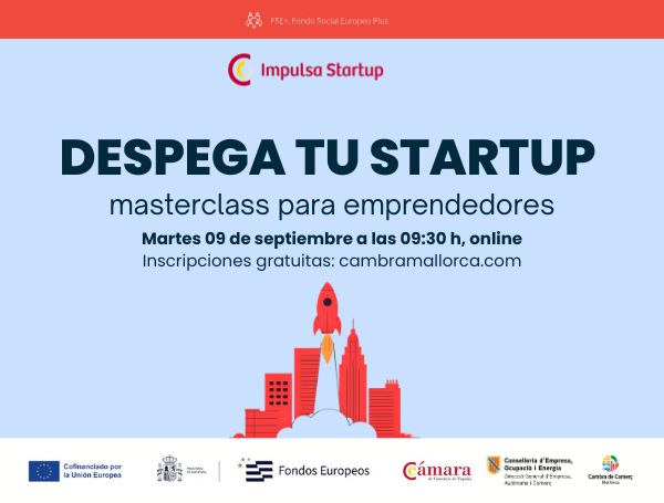 Despega tu startup: masterclass para emprendedores 
